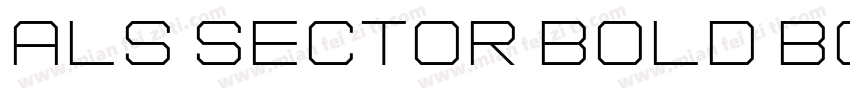 ALS Sector Bold Bol字体转换